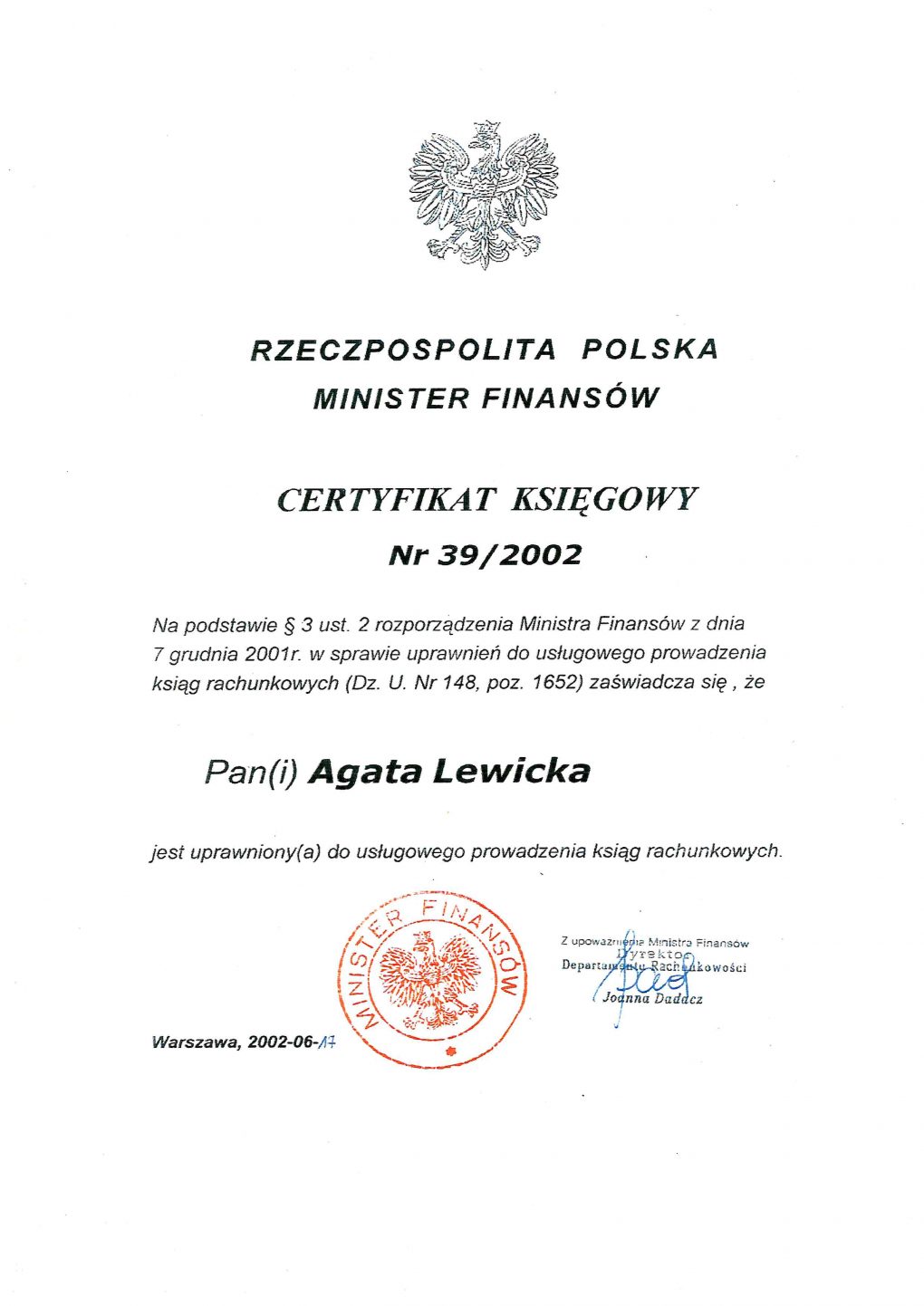 Agata_ Lewicka_certyfikat